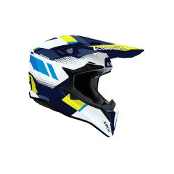 КАСКА Airoh Wraaap Vision Yellow/Blue Glossy