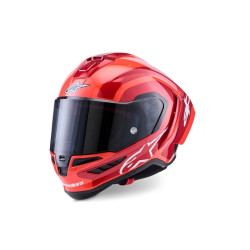 КАСКА ALPINESTARS Supertech R10 S-R10 Arius Black/White/Duo Red