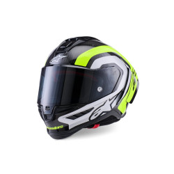 КАСКА ALPINESTARS Supertech R10 Arius Black/Silver/ Fluo Yellow