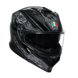 Каска AGV K7 E2206 -  DAMASCUS BLACK/SILVER