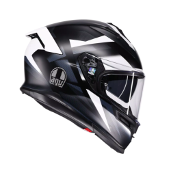 Каска AGV K7 MPLK GLIMPSE MATT BLACK/WHITE
