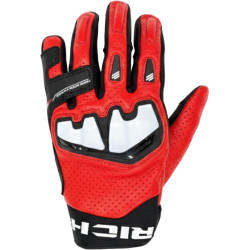 КОЖЕНИ МОТО РЪКАВИЦИ RICHA STRADALE AP-X BLACK/RED