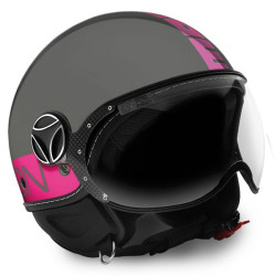 Каска MOMO FGTR CLASSIC - FLUO GREY/FUCSIA 