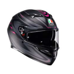 Каска AGV K3 E2206 - SYTH MATT BLACK/PINK