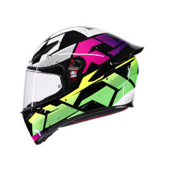 Каска AGV K-1 S PUNKPULSE BLACK/PURPLE/LIME 