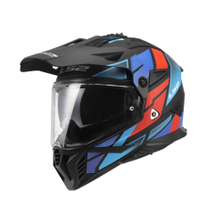 КАСКА LS2 MX702 PIONEER II BLOCK BLACK/RED/BLUE
