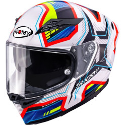 КАСКА SUOMY STELLAR 2 BLACKSTAR WHITE/BLUE-06