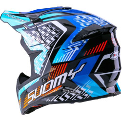 КАСКА SUOMY X-Wing MOTLEY BLUE/BLACK