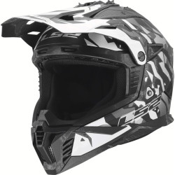 КАСКА LS2 FAST II GROTESK BLACK GREY