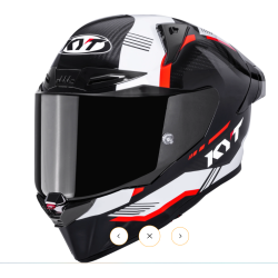 КАСКА KYT R1R CARBON ZONE RED