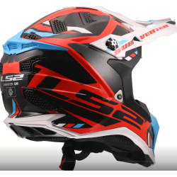 КАСКА LS2 SUBVERTER EVO II STOMP WHITE/BLUE/RED
