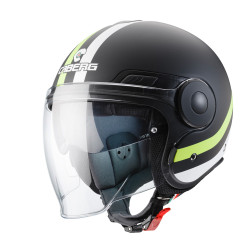 КАСКА CABERG UPTOWN CHRONO MATT BLACK/WHITE/YELLOW FLUO