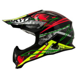 КАСКА KYT STRIKE EAGLE WEB MATT RED/GREEN
