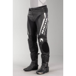 КОЖЕН ПАНТАЛОН RICHA ASSEN BLACK/WHITE