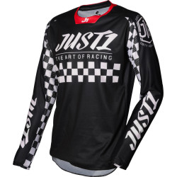 ТЕКСТИЛНА БЛУЗА JUST1 J-FORCE RACER BLACK/ WHITE