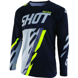 ТЕКСТИЛНА МОТО БЛУЗА/ДЖЪРСИ SHOT CONTACT SCORE GREY YELLOW