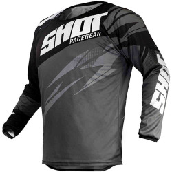 ТЕКСТИЛНА МОТО БЛУЗА/ДЖЪРСИ SHOT DEVO VENTURY BLACK DARK GREY