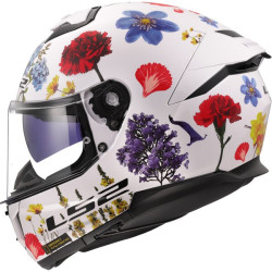 КАСКА LS2 FF808 STREAM II FLOWERS WHITE