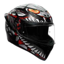 Каска AGV K1 S E2206 - LYZARD MATT BLACK/GREY/RED