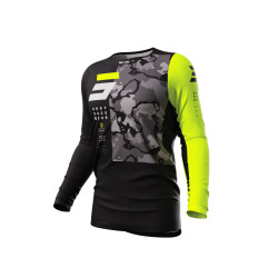 ТЕКСТИЛНА МОТО БЛУЗА/ДЖЪРСИ SHOT CAMO 2.0 NEON YELLOW