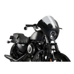 PUIG WINDSHIELD DARK NIGHT HARLEY D. SPORTSTER XL883N IRON 13-20 LIGHT SMOKE