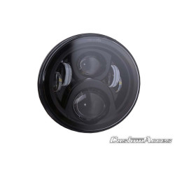 CUSTOM ACCES EVOLUTION II LED HEADLIGHT HARLEY D. TOURING STREET GLIDE SPECIAL FLHXS 14-23 BLACK