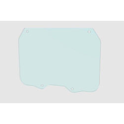 RACINGBIKE SPARE GLASS DASHBOARD PROTECTION ECUMASTER ADU5-REV2 KAWASAKI NINJA 400 18-24 TRANSPARENT