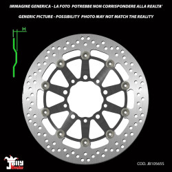 JOLLY BRAKE SEMI-FLOATING FRONT BRAKE DISC KAWASAKI KLX 650 93-97-OFFER