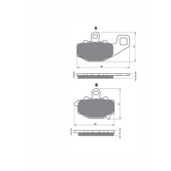 JOLLY BRAKE SINTERED BRAKE PADS KXR KAWASAKI ZX-9R NINJA 02-03-OFFER