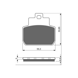 GOLDFREN SINTERED BRAKE PADS COMPOUND FOR PIAGGIO X8 200 05--OFFER