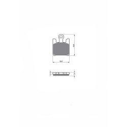 DELTA SINTERED BRAKE PAD KXR SUZUKI GSX-R1000 K3 2003-OFFER-DX