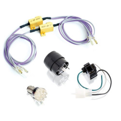 CUSTOM ACCES SET OF 3-9/25W RESISTORS FOR LED TURN SIGNALS - COD. HO0001O - Product made for motorcycles that mount indicators a