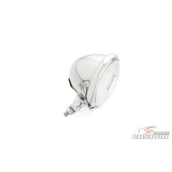 CUSTOM ACCES STAINLESS STEEL FOG LIGHT - COD. FA0006J - Approved. Length: 105mm. Diameter: 115mm, 4-1/2-E.