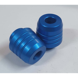RACINGBIKE BAR ENDS FOR YAMAHA BLUE - COD. C070A - Material: anodized ergal - Sold in pairs - OFFER